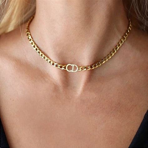 dior petit cd choker necklace